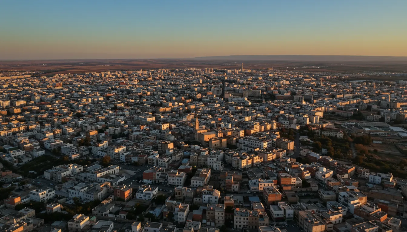 Vue de Sétif, Algérie