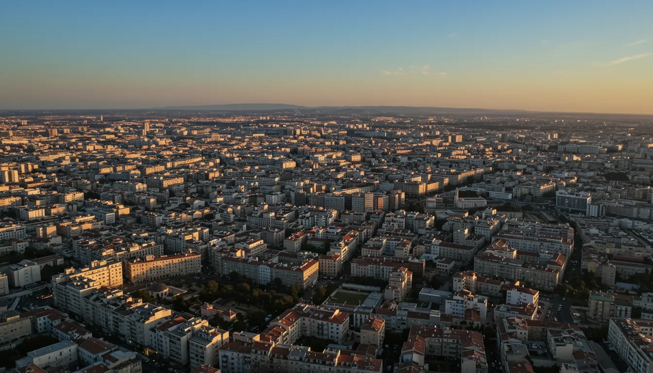 Jet privé au départ de l'Algérie — vue d'Alger